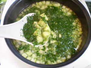 Суп из зелени