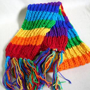 Яркий шарф
